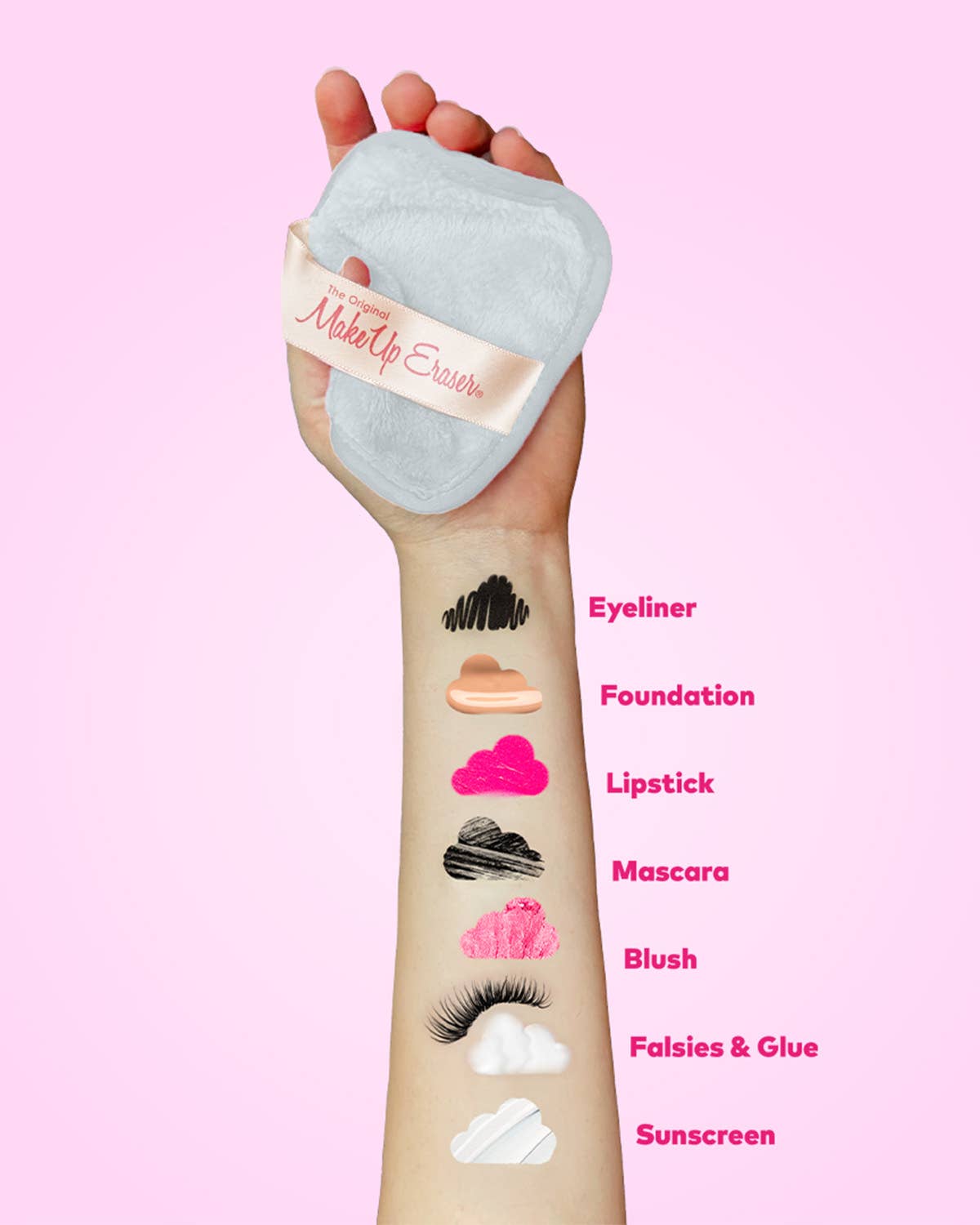 Neutral Blue 7-Day Makeup Eraser Set