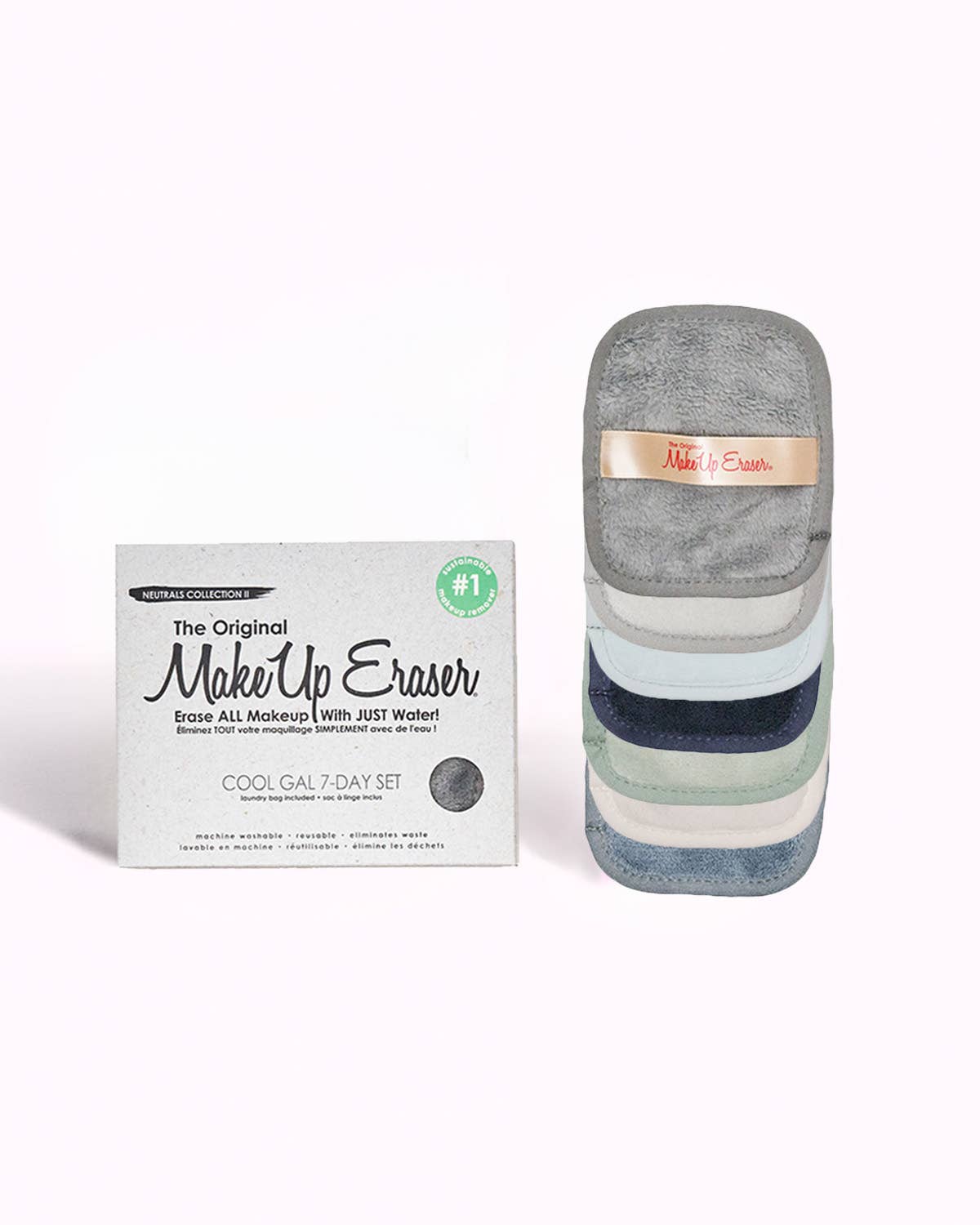 Neutral Blue 7-Day Makeup Eraser Set