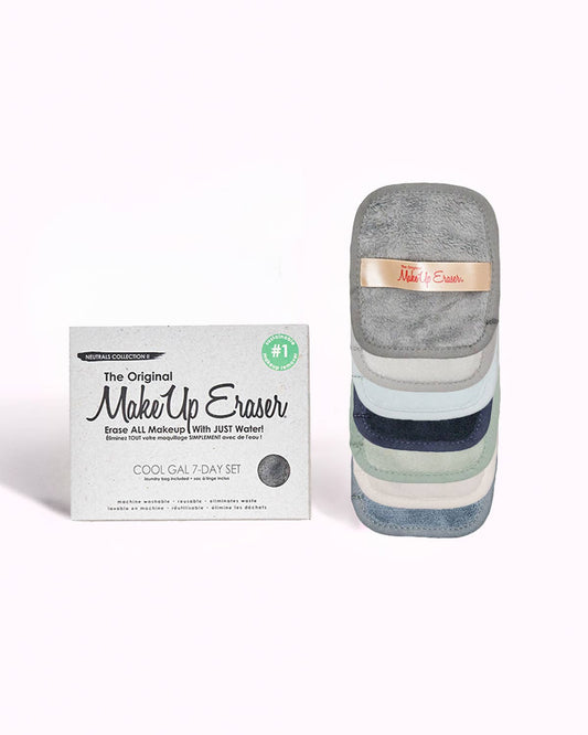Neutral Blue 7-Day Makeup Eraser Set