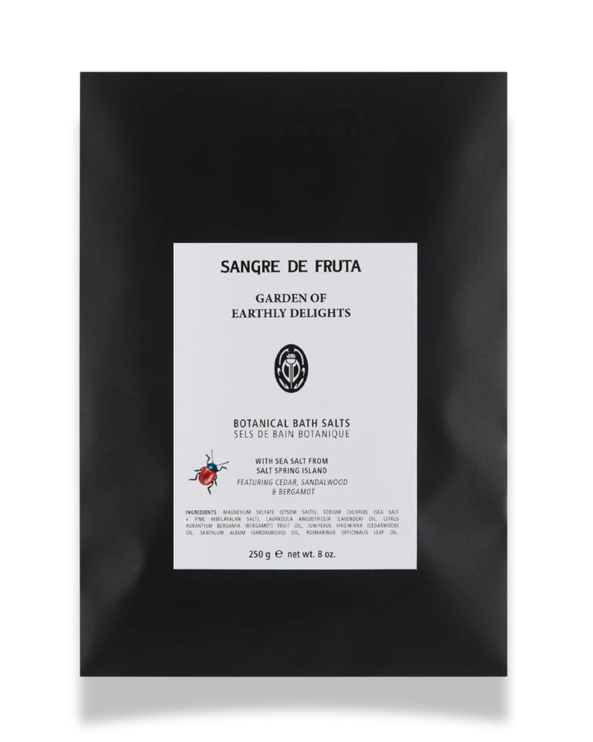 Sangre de Fruta Botanical Bath Salts - Garden of Earthly Delights