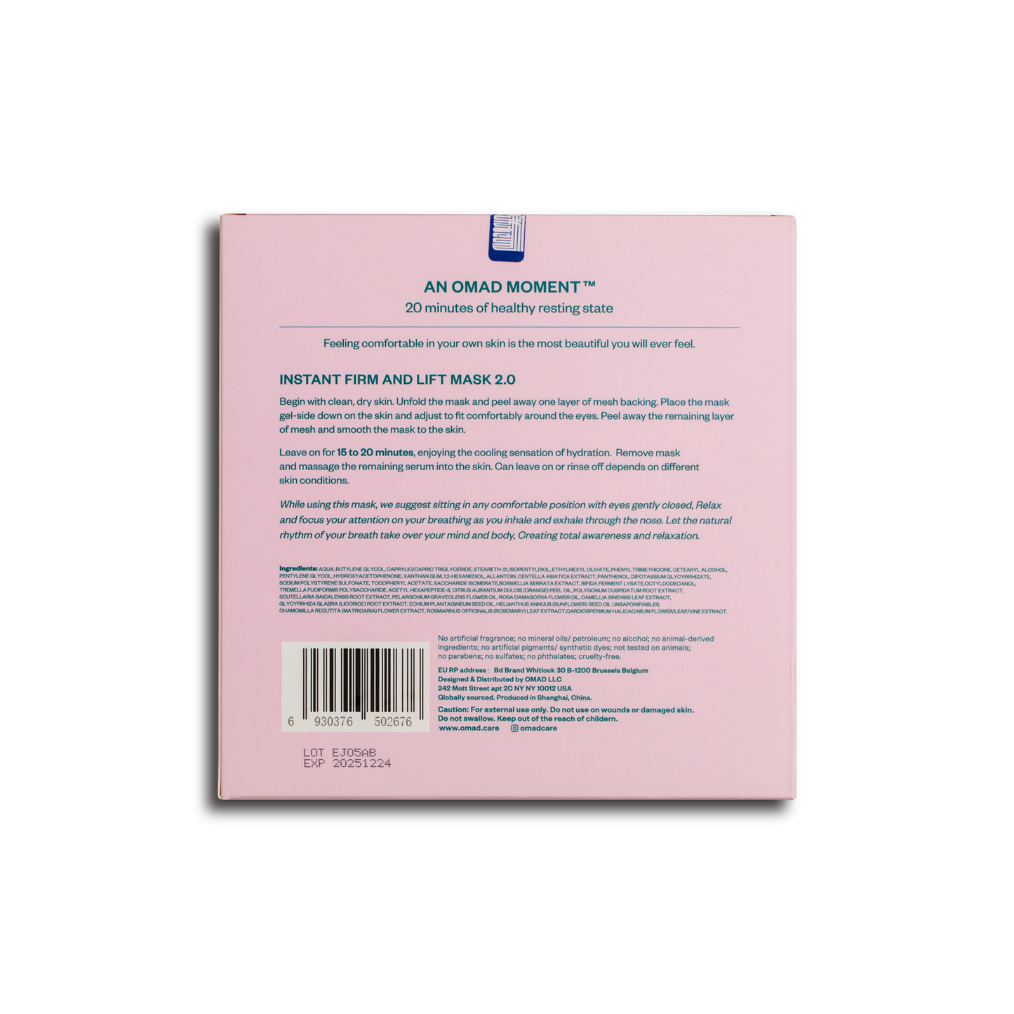 OMAD Instant Firm and Lift 2.0 - Sheet Mask