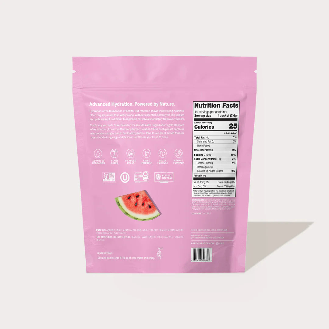 Cure Electrolyte Drink Mix - Watermelon