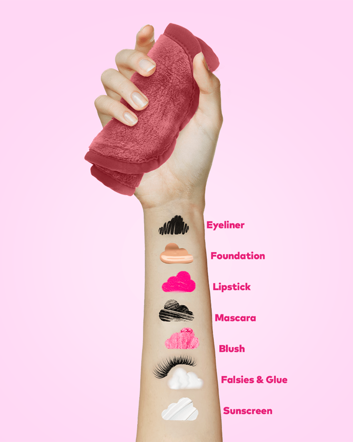 Makeup Eraser Pink Neutrals Makeup Eraser 5pc Set