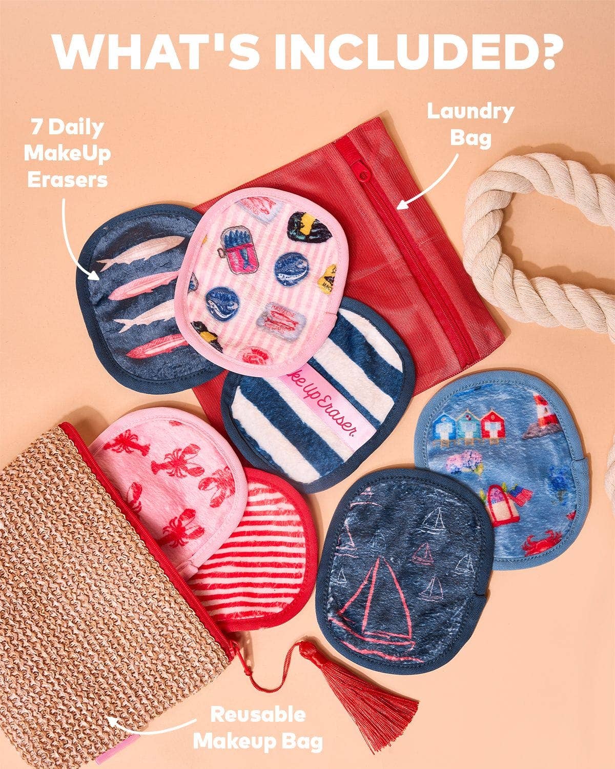 Dockside Days 7-Day Set Make-Up Erasers