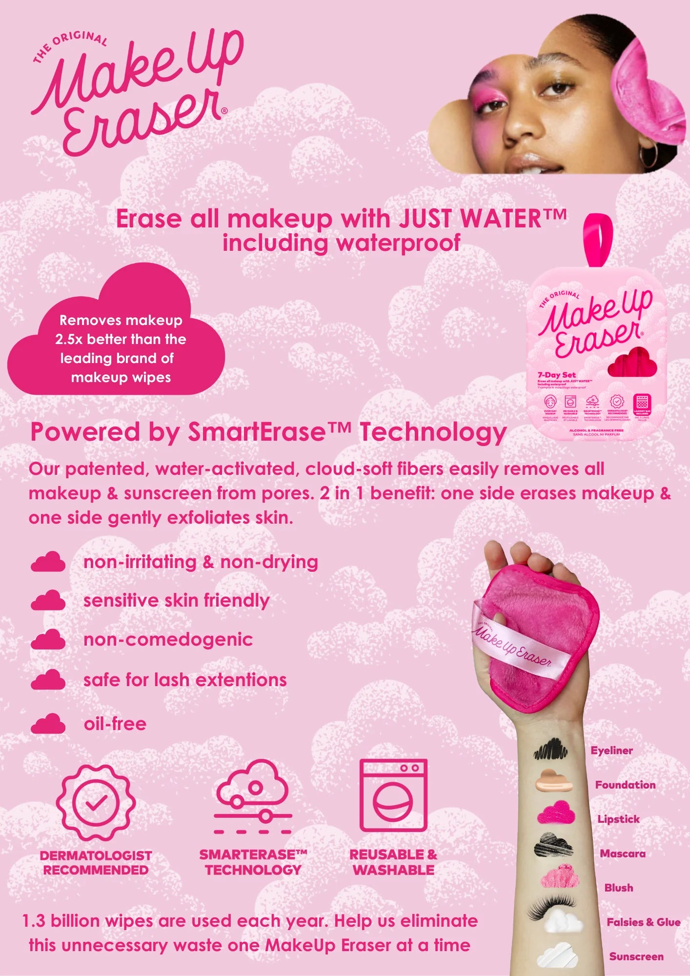 Dockside Days 7-Day Set Make-Up Erasers